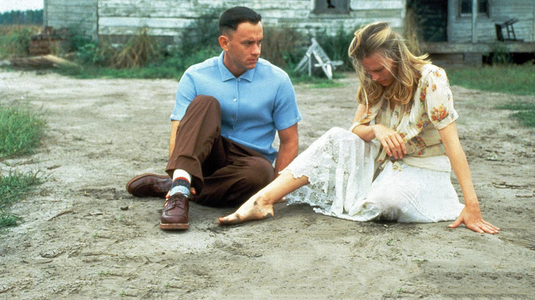 Forrest and Jenny in Forrest Gump