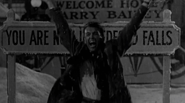 James Stewart It's a Wonderful Life Snow