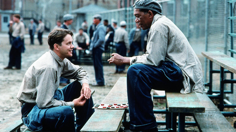 Andy and Red in The Shawshank Redemption