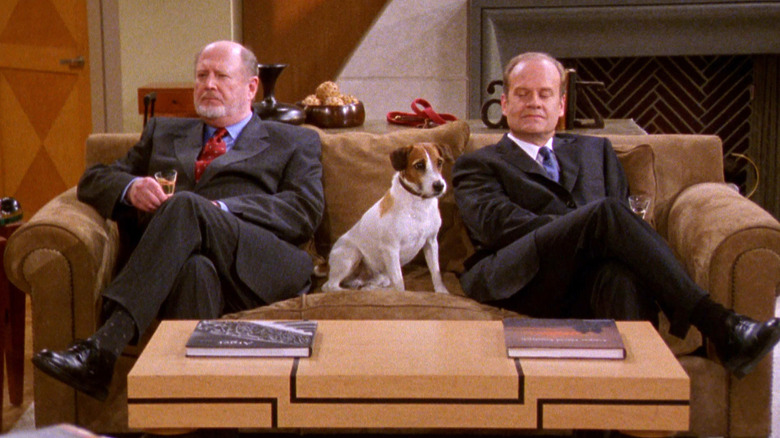 David Odgen Stiers, Moose or Enzo the dog, and Kelsey Grammar in Frasier