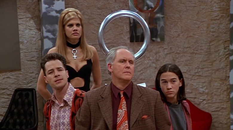 French Stewart, Kristen Johnston, John Lithgow and ﻿Joseph Gordon-Levitt in 3rd Rock from the Sun