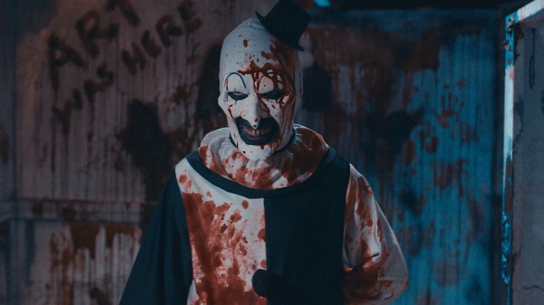 A bloody Art the Clown in Terrifier