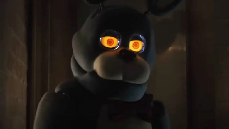 Angry animatronic in Five Nights at Freddy's