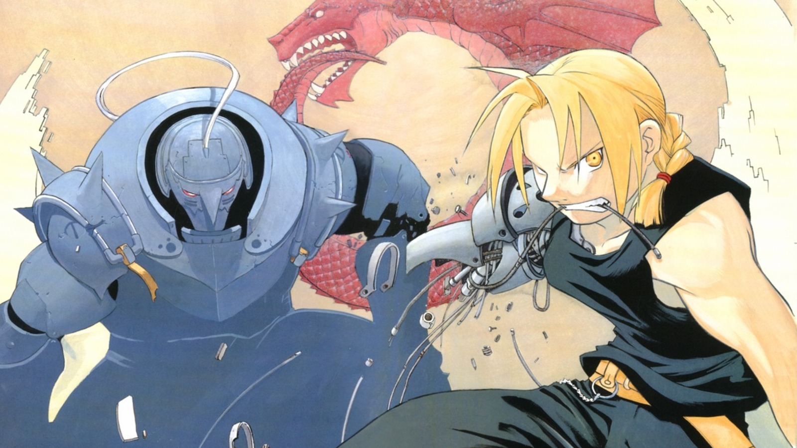 Epic manga fight scene from full metal alchemist