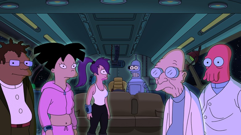 Futurama, the simulated Planet Express crew