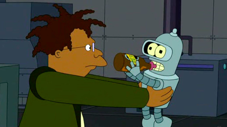 Futurama, Young Hermes and baby Bender