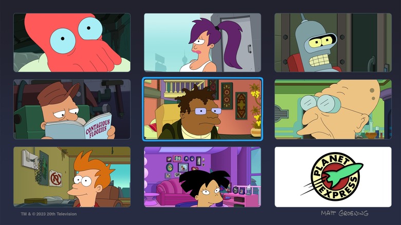 Futurama, the Planet Express crew