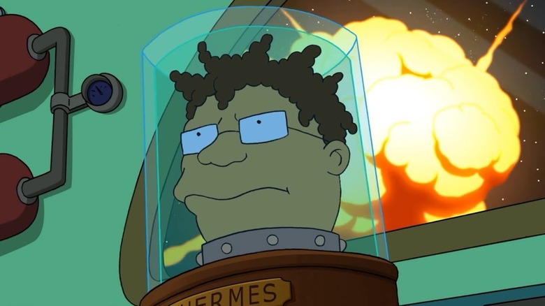 Futurama, headless Hermes