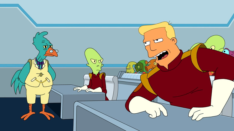 Futurama Zapp court