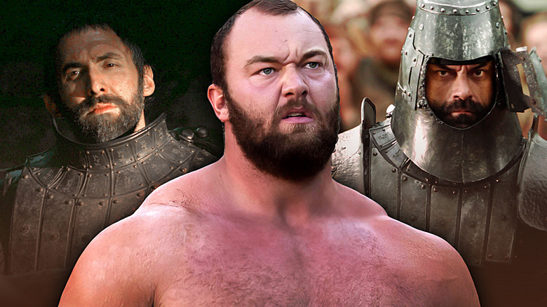 Game of Thrones Ian Whyte Hafþór Júlíus Björnsson and Conan Stevens as Gregor Clegane/The Mountain