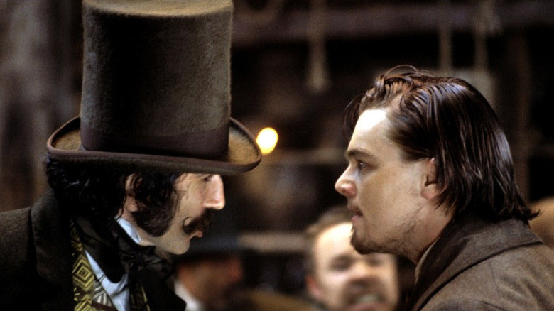 Leonardo Dicaprio and Daniel Day-Lewis in Gangs of New York