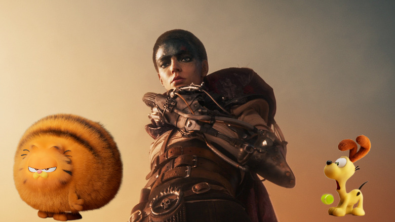 Furiosa, Garfield and Odie 