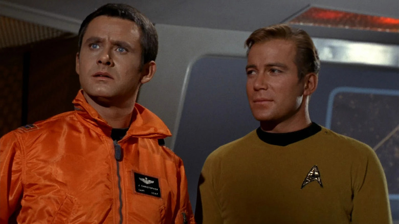 John Christopher y William Shatner en Star Trek: La serie original