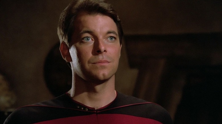 Commander Riker from the first episode of Star Trek: The Next Generation.