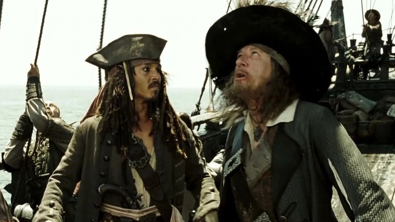 Pirates of the Caribbean, Johnny Depp and Geoffrey Rush