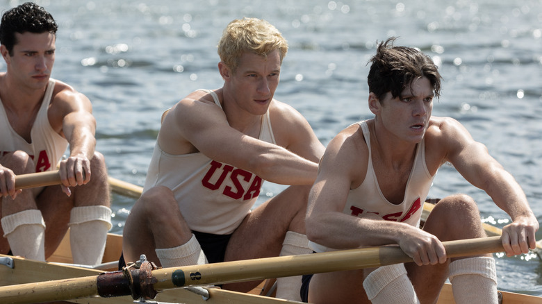 The Boys in the Boat on the water