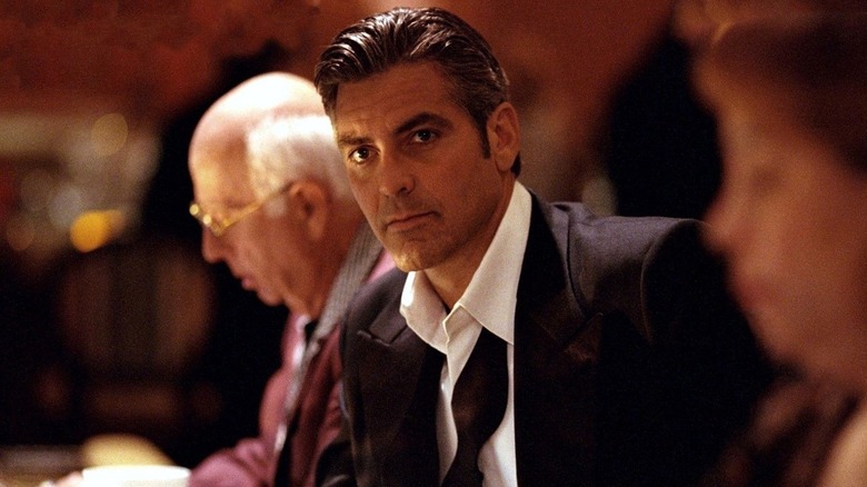 George Clooney smolders as Danny Ocean in Ocean's Eleven