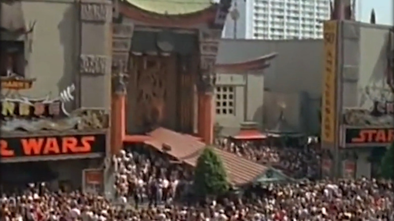 Chinese Theater when Star Wars opened in 1977