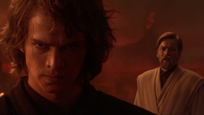 A Vingança dos Sith Anakin e Obi-Wan 