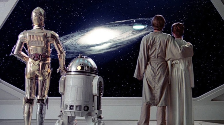 The final scene in The Empire Strikes Back