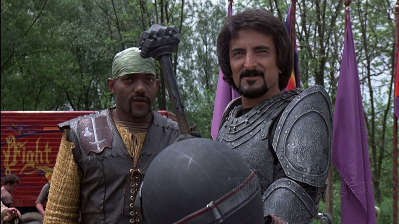 Ken Foree and Tom Savini in Knightriders