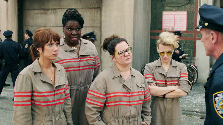 The cast of Ghostbusters: Answer the Call