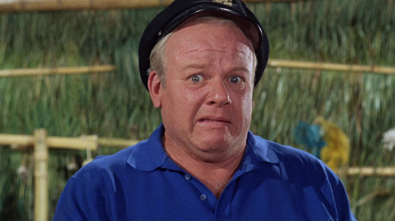 The Skipper, looking worried on Gilligan's Island