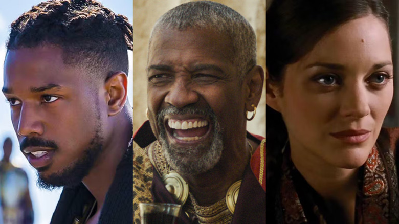 Killmonger, Macrinus and Talia Al Ghul side-by-side