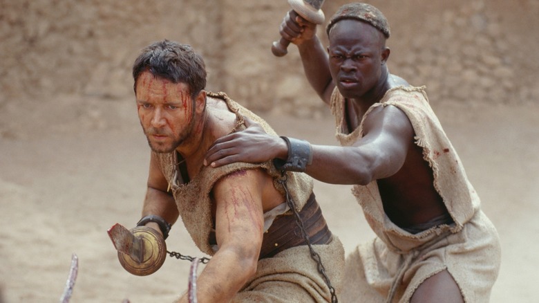 Il Gladiatore, Russell Crowe, Djimon Hounsou