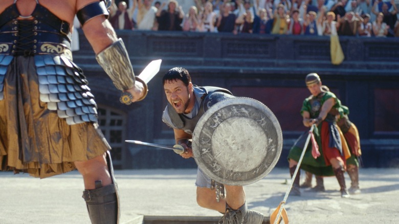 Gladiator movie arena fight 