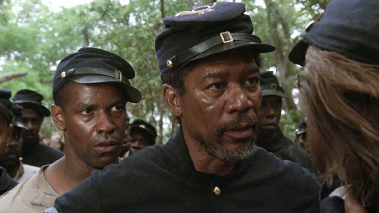 Denzel Washington Morgan Freeman Glory