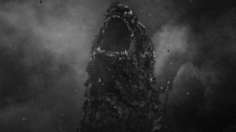 Godzilla menos uno menos color rugido 