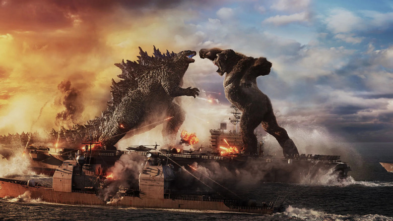 Godzilla vs Kong ship punch