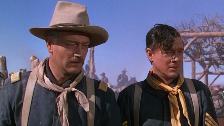 She Wore a Yellow Ribbon John Wayne John Agar