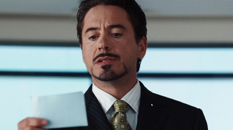 Robert Downey Jr. in the first Iron Man movie