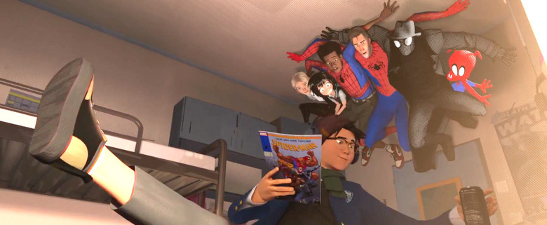 spider-man into the spider-verse deleted scene