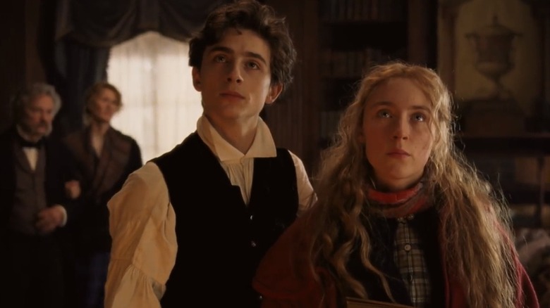 Timothee Chalamet and Saoirse Ronan Little Women