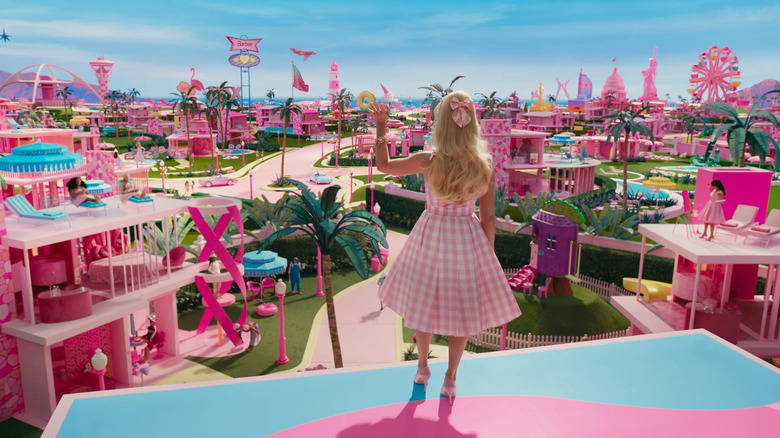 Margot Robbie as Barbie in Barbieland