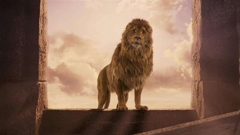 Aslan the lion in The Chronicles of Narnia: The Lion, the Witch, and the Wardrobe