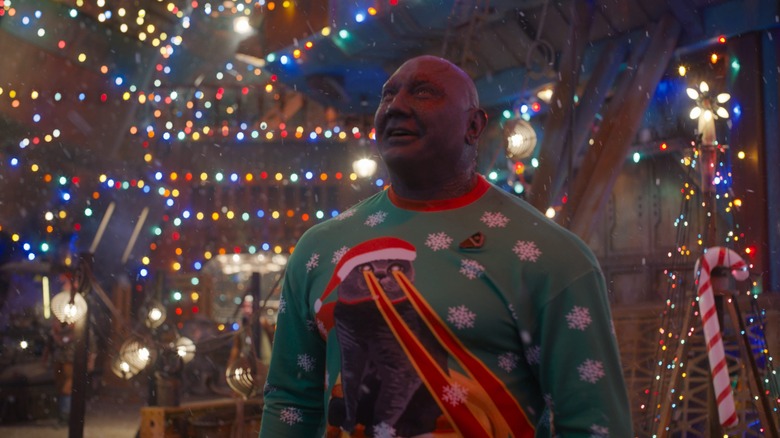 Drax in the Guardians of the Galaxy Holiday Special