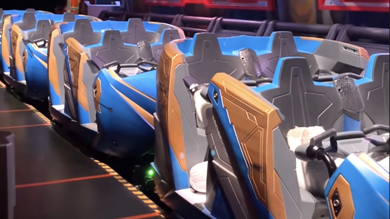 The coaster as seen in a TikTok video uploaded by DisneyParks