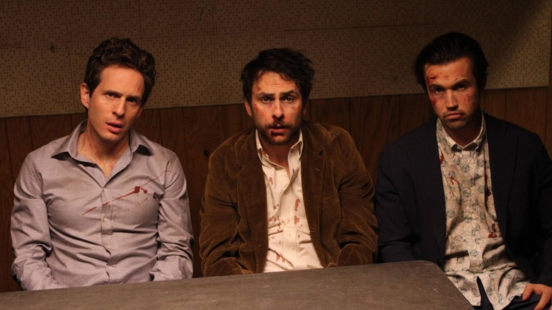 Glenn Howerton, Charlie Day, and Rob McElhenney in It's Always Sunny in Philadelphia