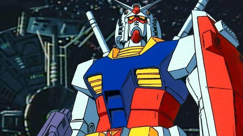 A still from Mobile Suit Gundam