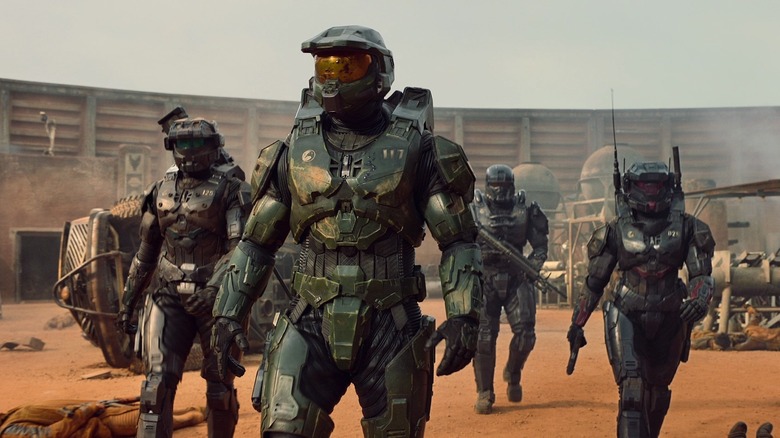 Master Chief and fellow Spartans from the Halo TV Series