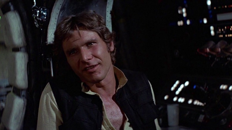 Harrison Ford smirking ship