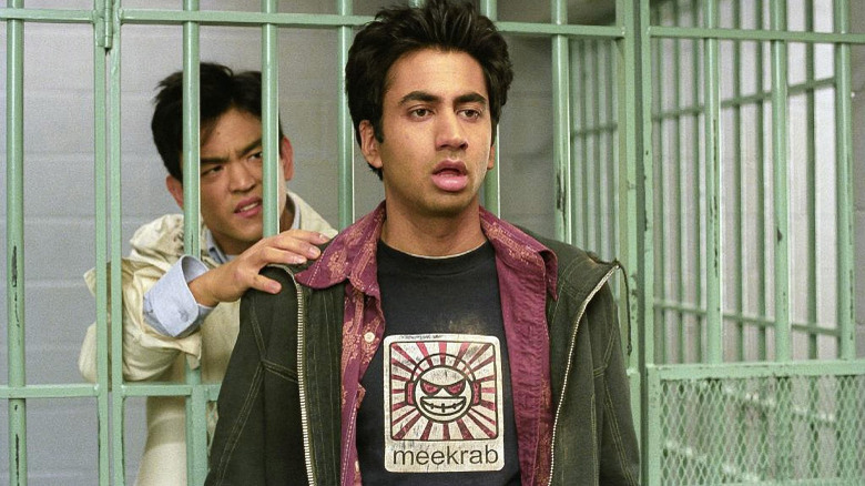 Harold and Kumar in jail in Harold & Kumar Go to White Castle