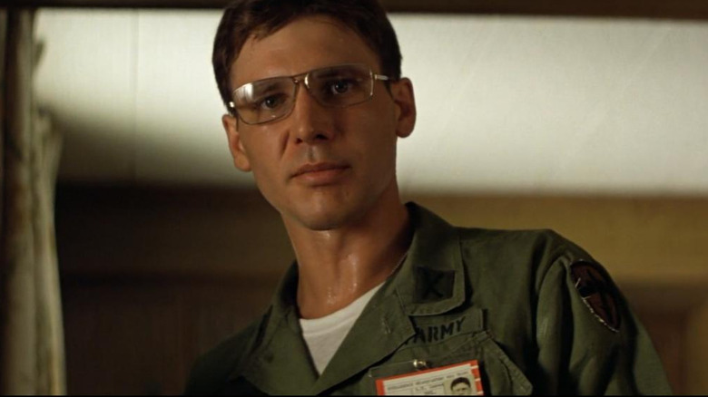 Colonel Lucas wearing glasses