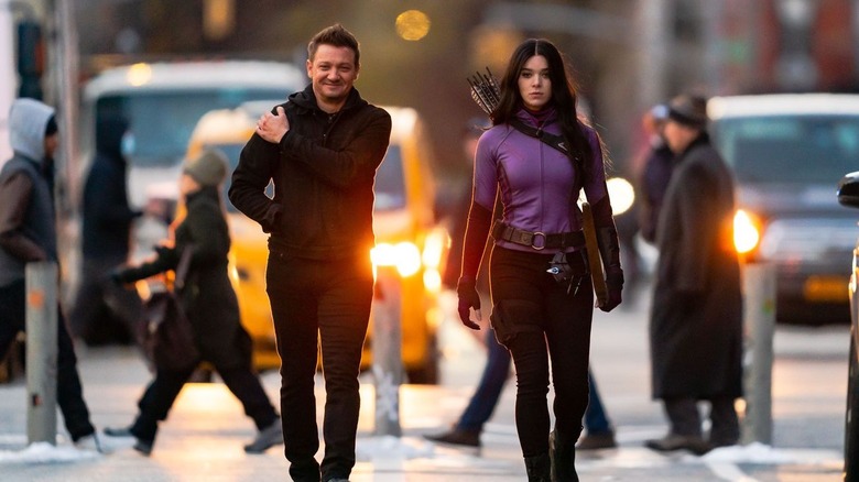 Jeremy Renner and Hailee Steinfeld