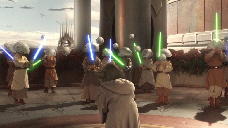 Star Wars Episódio III A Vingança dos Sith Younglings Yoda