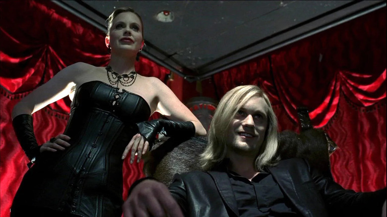 Alexander Skarsgard and Kristin Bauer in True Blood